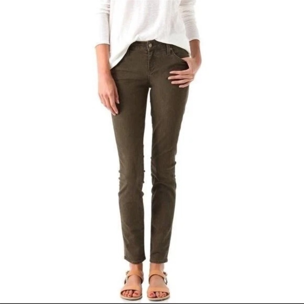 Vince Women’s Olive Crop Skinny Ankle Jeans